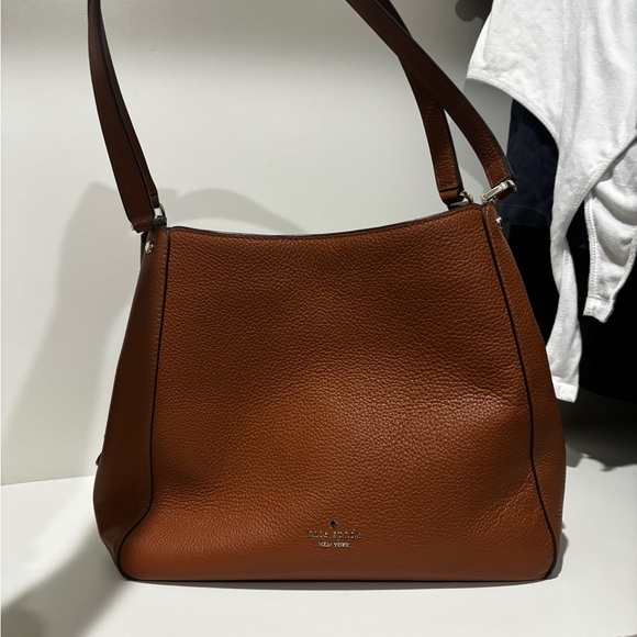 Kate Spade Tan Leather Shoulder Bag - Picture 1 of 6
